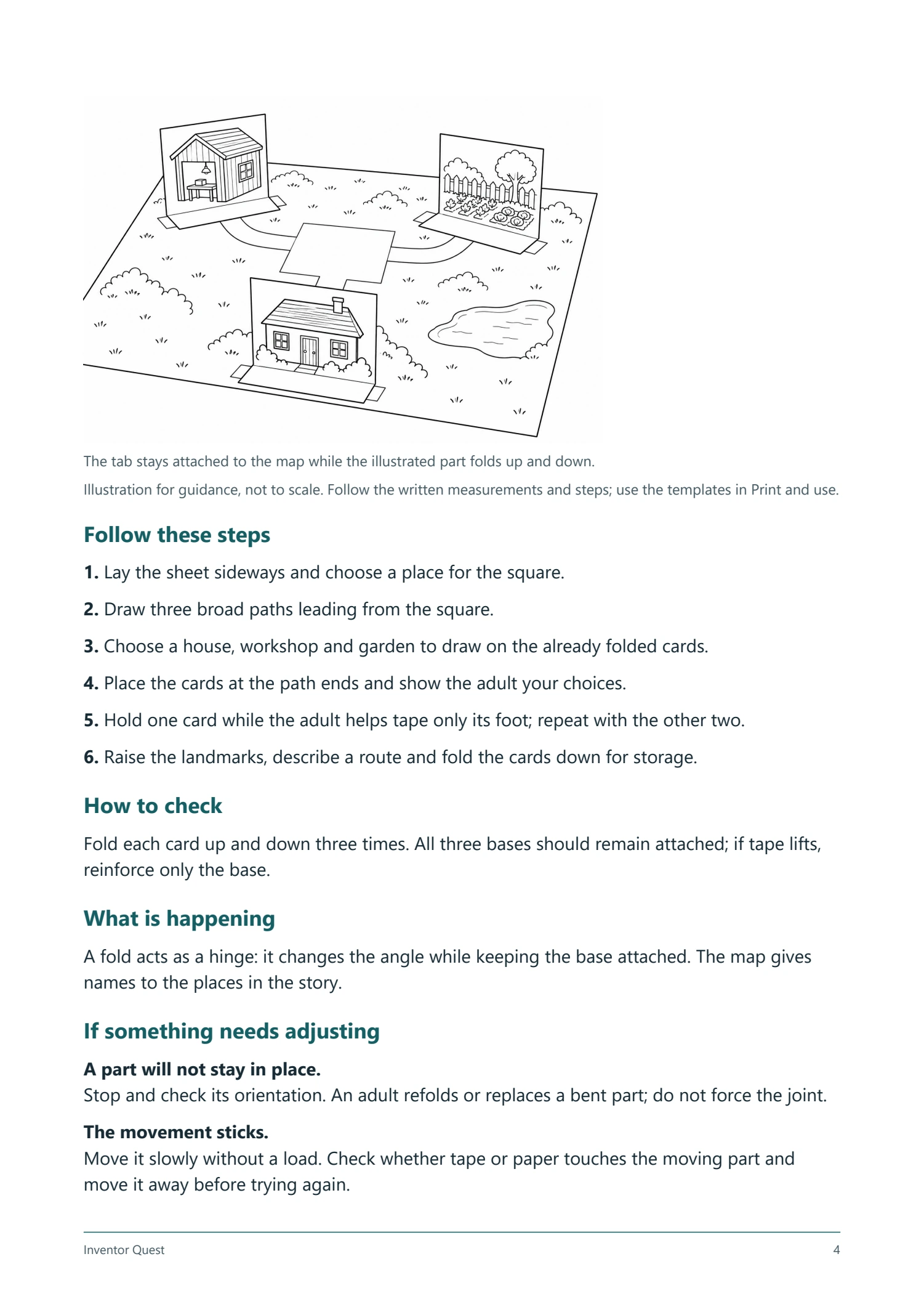 English PDF sample — Build: A map takes shape